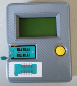 新タイプ LCR-T4 正規品用 LCR ESR トランジスタ テスター用ケース シルバー