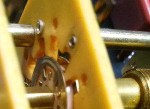IWATSU SS-5711C 分解中 故障部分拡大