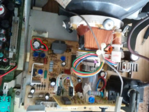 HP 54600A 垂直同期回路修理