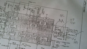 HP 54600A CRT垂直同期信号 uPC1379C