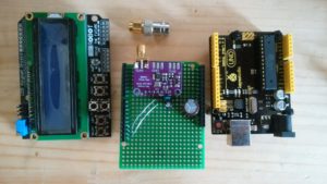 Si5351Aクロックジェネレータで、シールドボード使いパルスジェネレータの作成